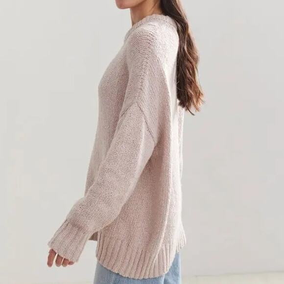 Jenni Kayne Foster Cotton Sweater Blush - Picture 4 of 10